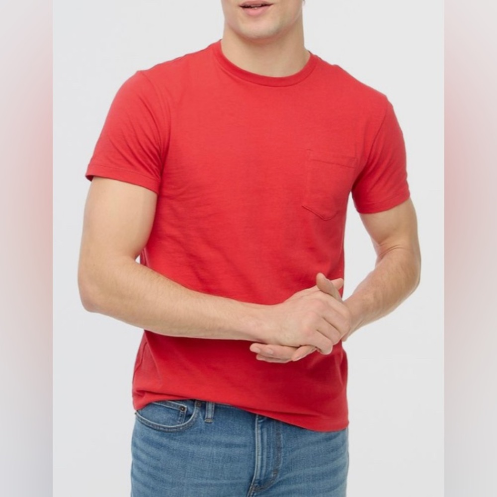 NWOT Men’s J Crew Slim Washed Pocket Jersey Tee